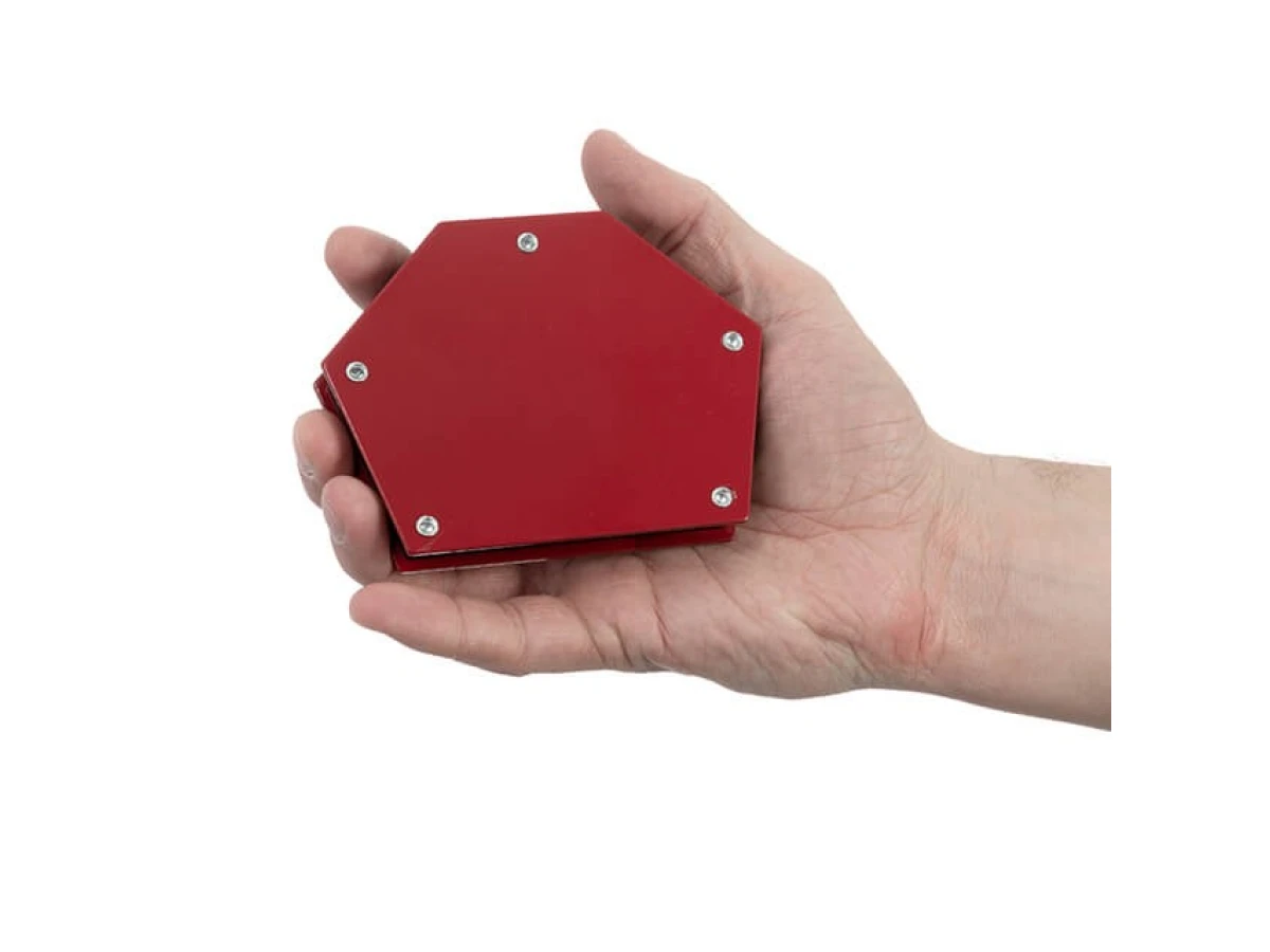 Тримач магнітний для зварювання трапеція, 30°, 45°, 60°, 75°, 90°, 135°, 22 кг, 115*90*17 мм INTERTOOL MW-0002 