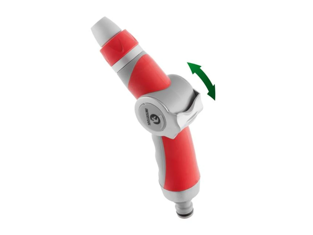 Пистолет-распылитель для полива с плавной регулировкой потока воды. LUXURY INTERTOOL GE-0018 