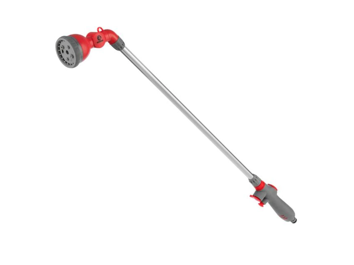 Пістолет-розпилювач для поливу на штанзі 90 см 9-функціональний (центральний, туман, душ, повний, кутовий, злива, плаский, струмінь, коло) ABS, PP,TPR INTERTOOL GE-0041 