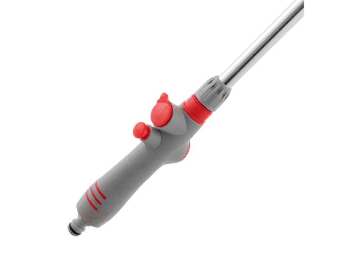 Пістолет-розпилювач для поливу на штанзі 90 см 9-функціональний (центральний, туман, душ, повний, кутовий, злива, плаский, струмінь, коло) ABS, PP,TPR INTERTOOL GE-0041 