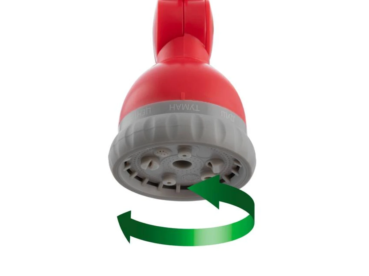 Пістолет-розпилювач для поливу на штанзі 90 см 9-функціональний (центральний, туман, душ, повний, кутовий, злива, плаский, струмінь, коло) ABS, PP,TPR INTERTOOL GE-0041 