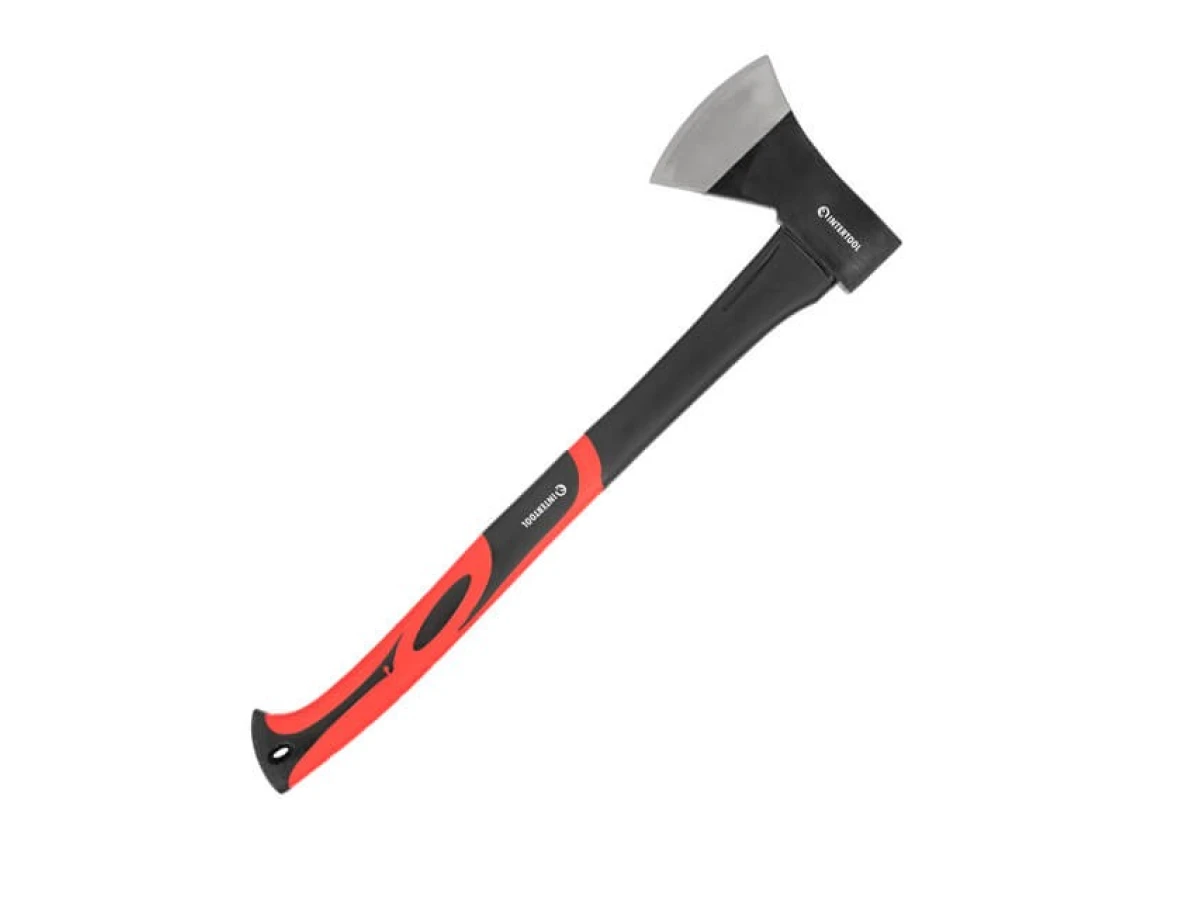Сокира 1000 г, ручка з фібергласу INTERTOOL HT-0263 