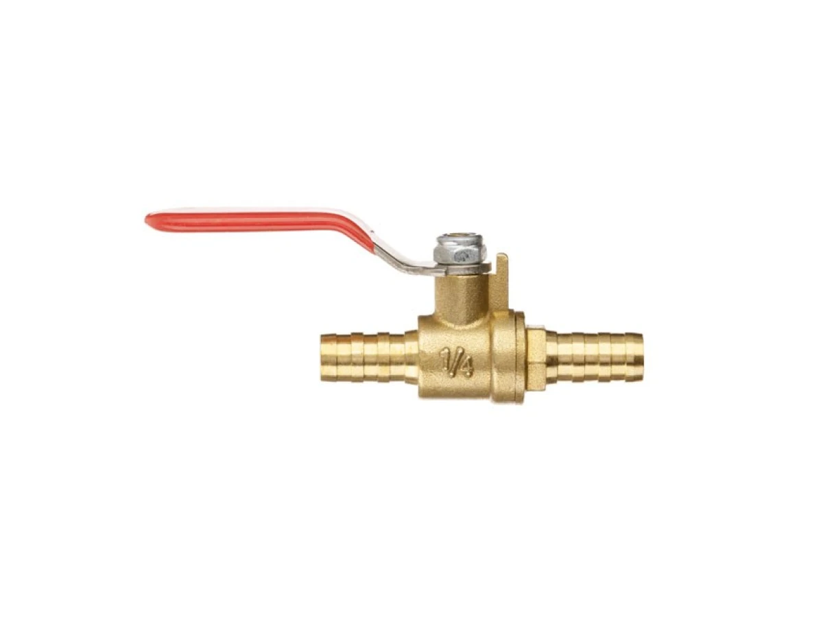 Кран шаровий повітряний, латунь, на шланг 10мм, STORM INTERTOOL PT-1895 