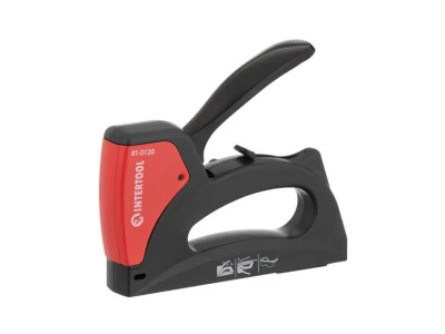 Степлер будівельний під скобу 11.3 * 0.70 * 6-14 мм (пластиковий корпус) INTERTOOL RT-0120