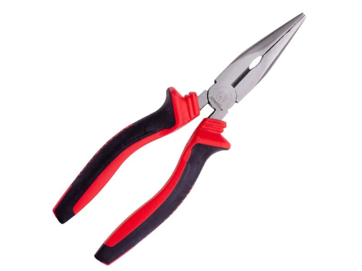 Довгогубці прямі 160 мм, 40CrV, фосфатовані, поліровані INTERTOOL NT-0136 