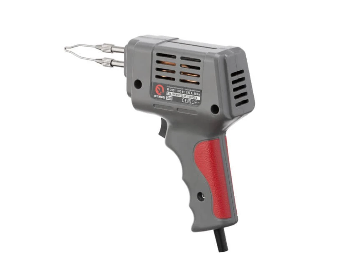 Паяльник імпульсний з трансформатором 100 Вт, 230 В INTERTOOL RT-2001 