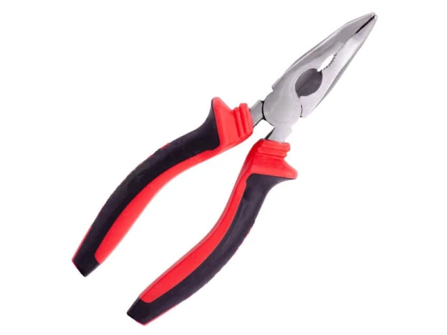 Довгогубці вигнуті 160 мм, 40CrV, фосфатовані, поліровані, STORM INTERTOOL NT-0146 