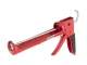 Пістолет для видавлювання силікону 225 мм, з прогумованою рукояткою INTERTOOL HT-0023 