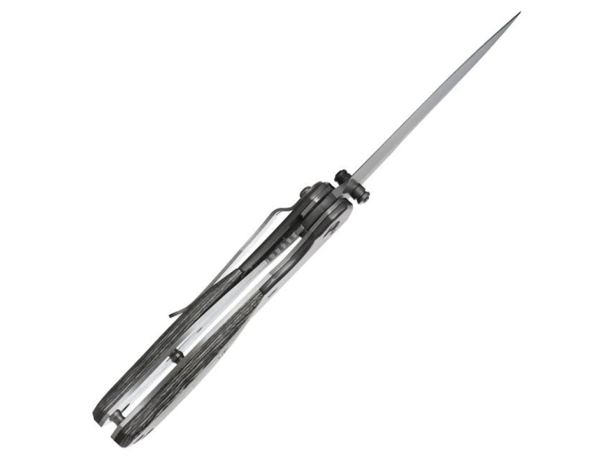 Ніж складаний 165 мм, ручка з дерев'яними вставками INTERTOOL HT-0590 