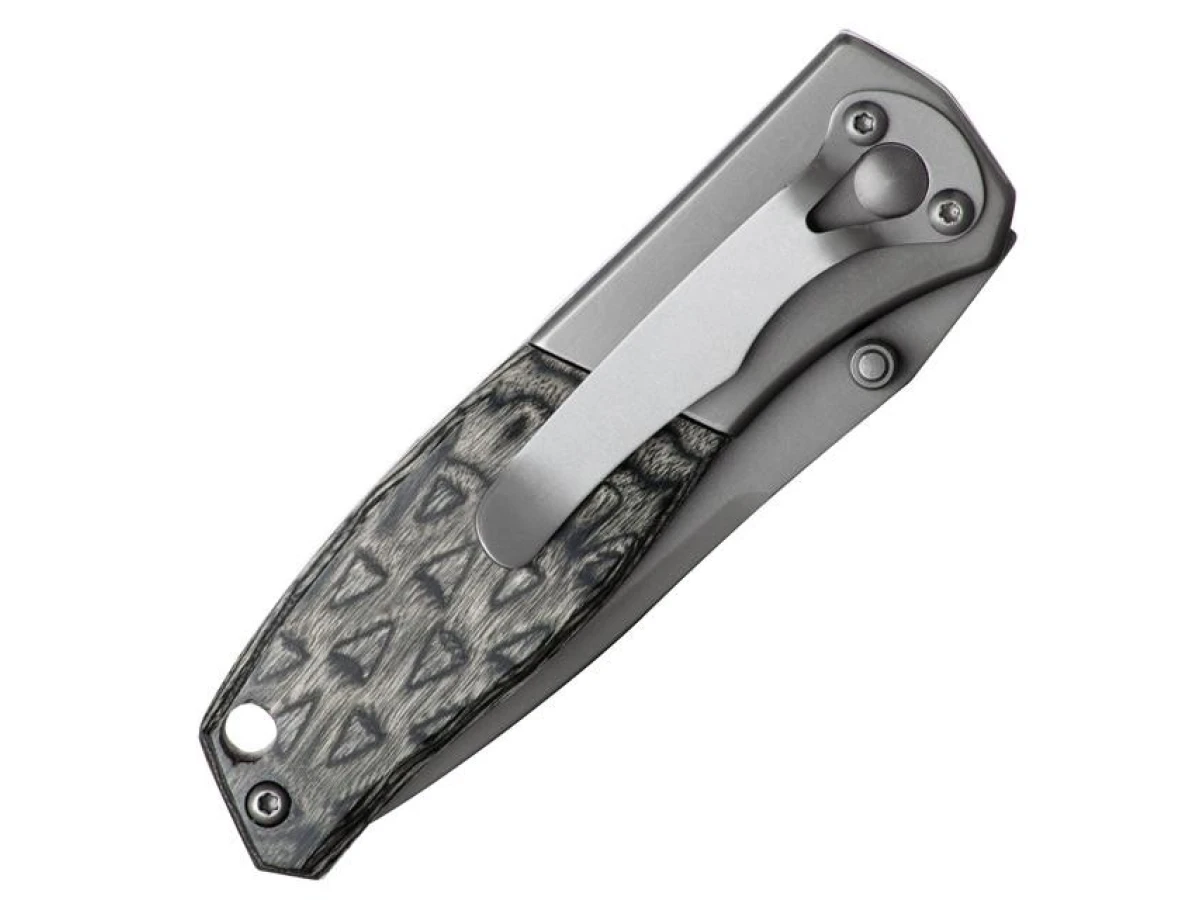 Ніж складаний 165 мм, ручка з дерев'яними вставками INTERTOOL HT-0590 