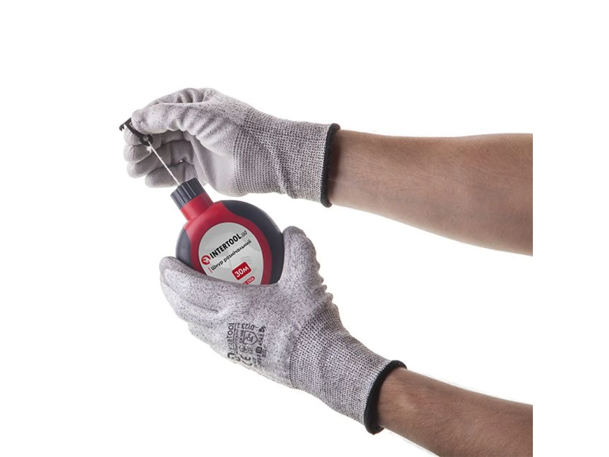 Шнур розмічальний 30 м з коректором INTERTOOL MT-2506 
