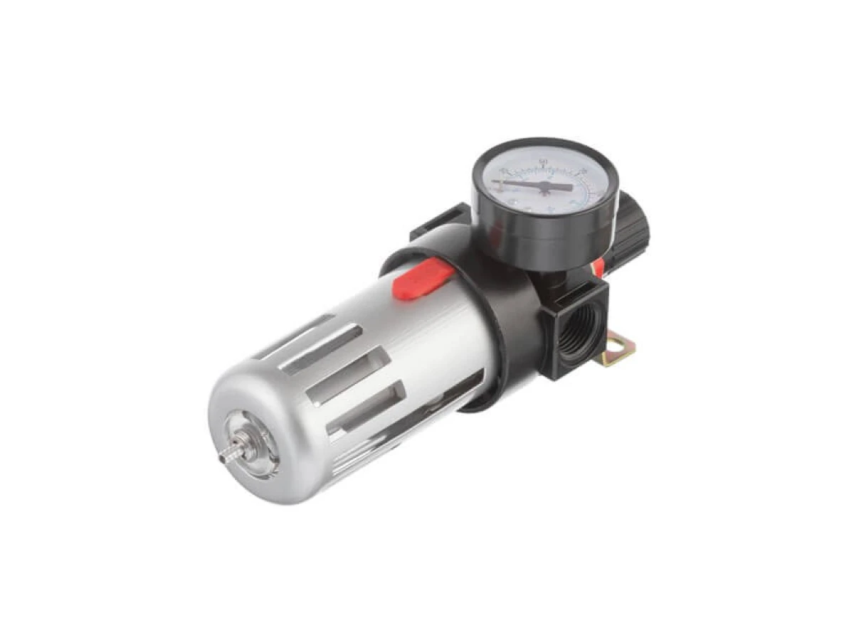 Фільтр для очищення повітря + редуктор у металі 1/2" INTERTOOL PT-1410 