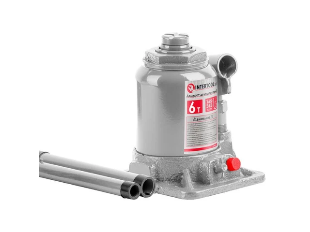 Домкрат "столбик" 2-х штоковый 6 т, 165-395 мм INTERTOOL GT0033 