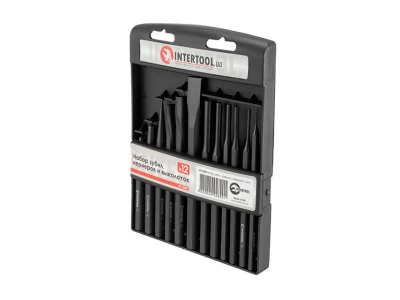 Набір зубил, кернерів та виколоток 12 од. INTERTOOL HT-0289