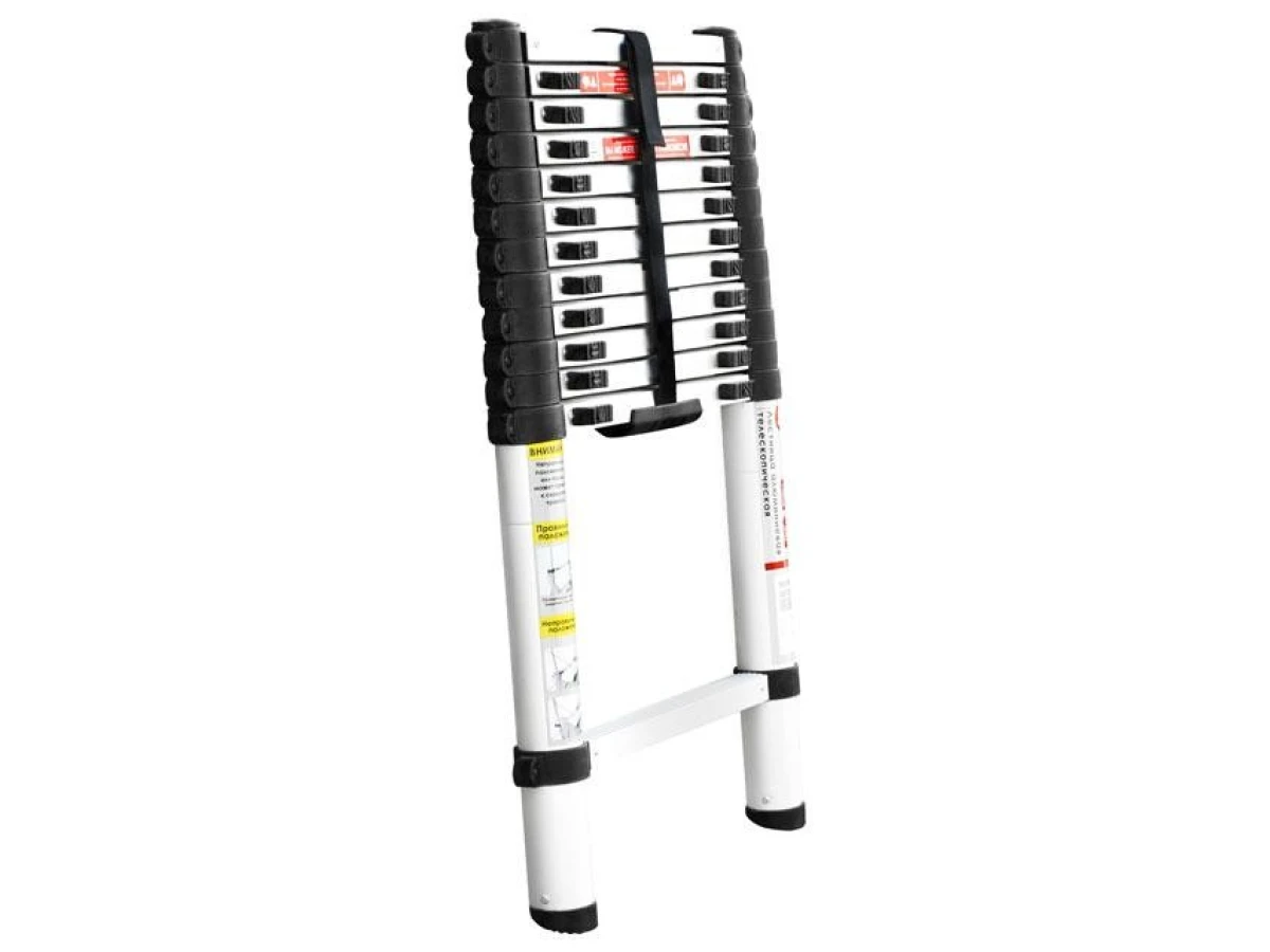 Лестница алюминиевая телескопическая 12 ступ., 3,80 м INTERTOOL LT-3038 