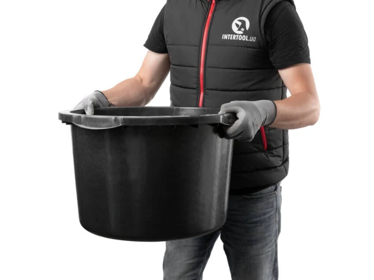 Таз строительный круглый 45 л INTERTOOL KT-0045 