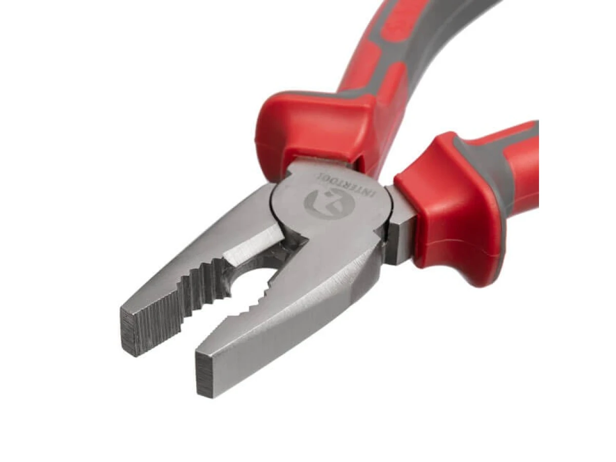 Плоскогубці 180 мм С55 INTERTOOL HT-0105 