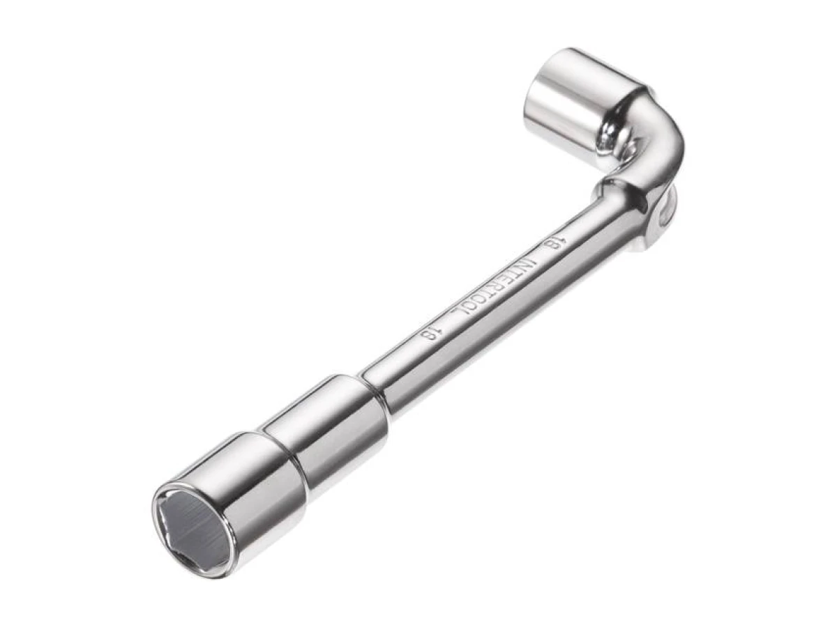 Ключ торцевий з отвором L-подібний 18 мм INTERTOOL HT-1618 