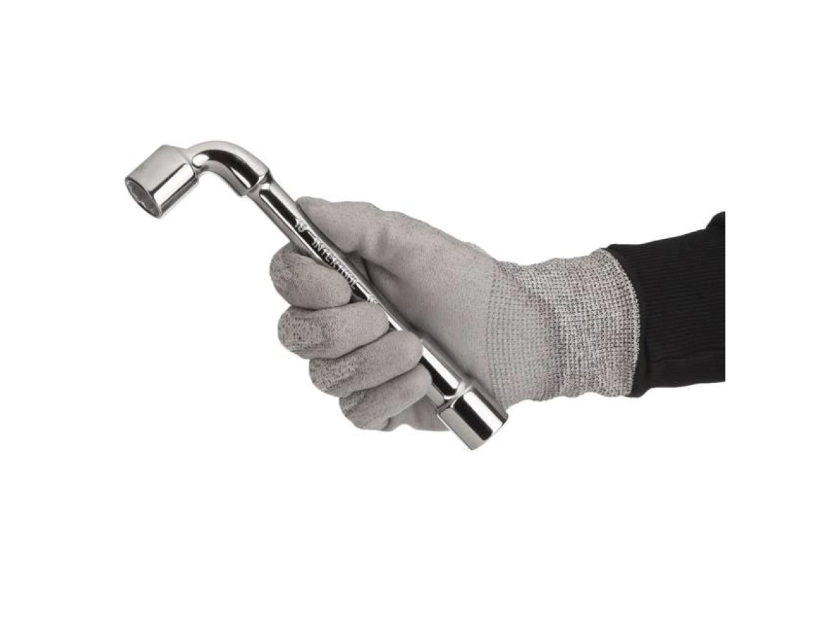 Ключ торцевий з отвором L-подібний 18 мм INTERTOOL HT-1618 