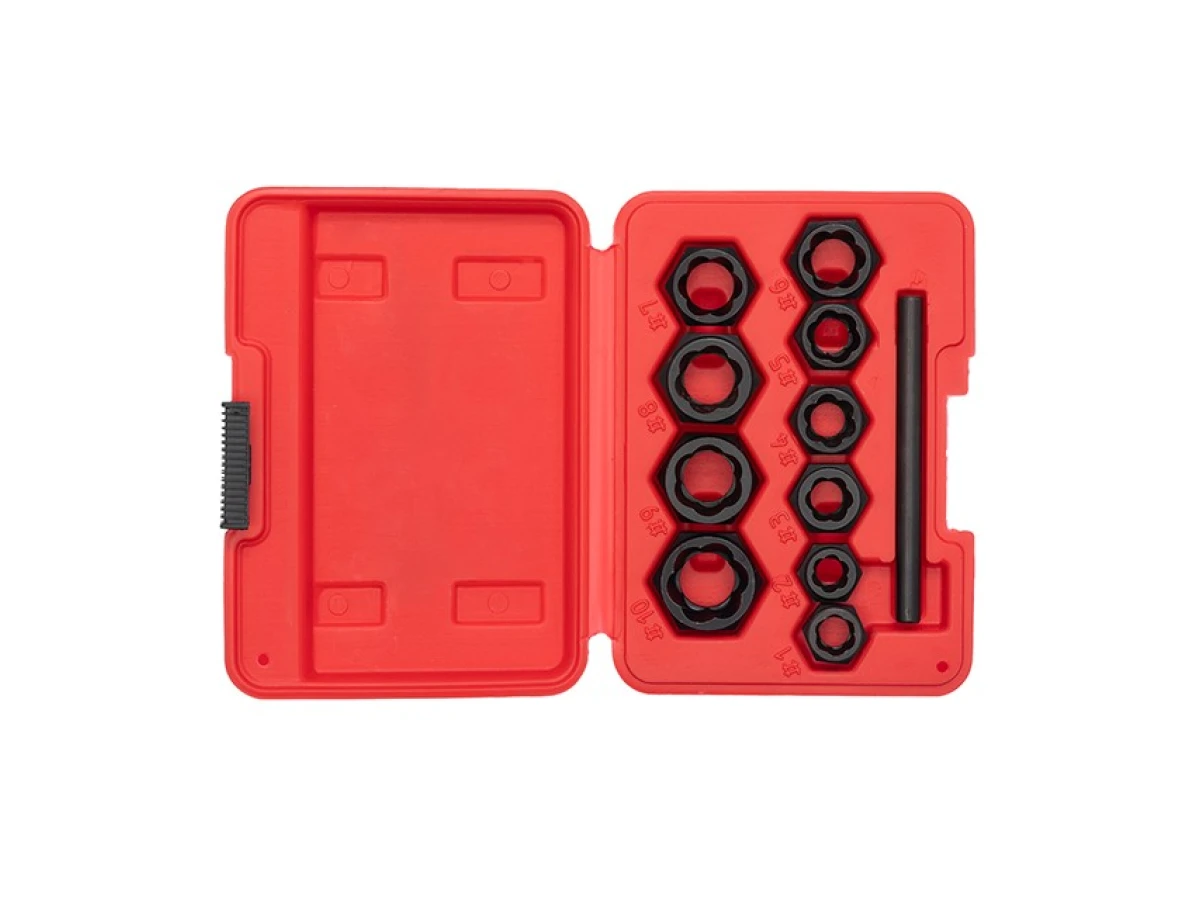 Набор экстракторов для поврежденных болтов и гаек, 10шт INTERTOOL SD-8007 