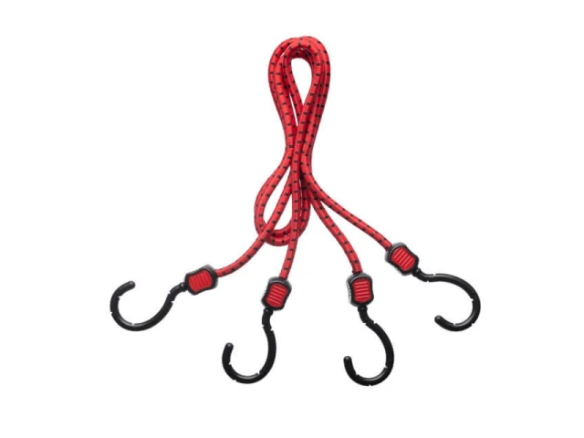 Резинки багажні, прогумовані гаки, 2 шт, 1000 мм INTERTOOL AT-0033 