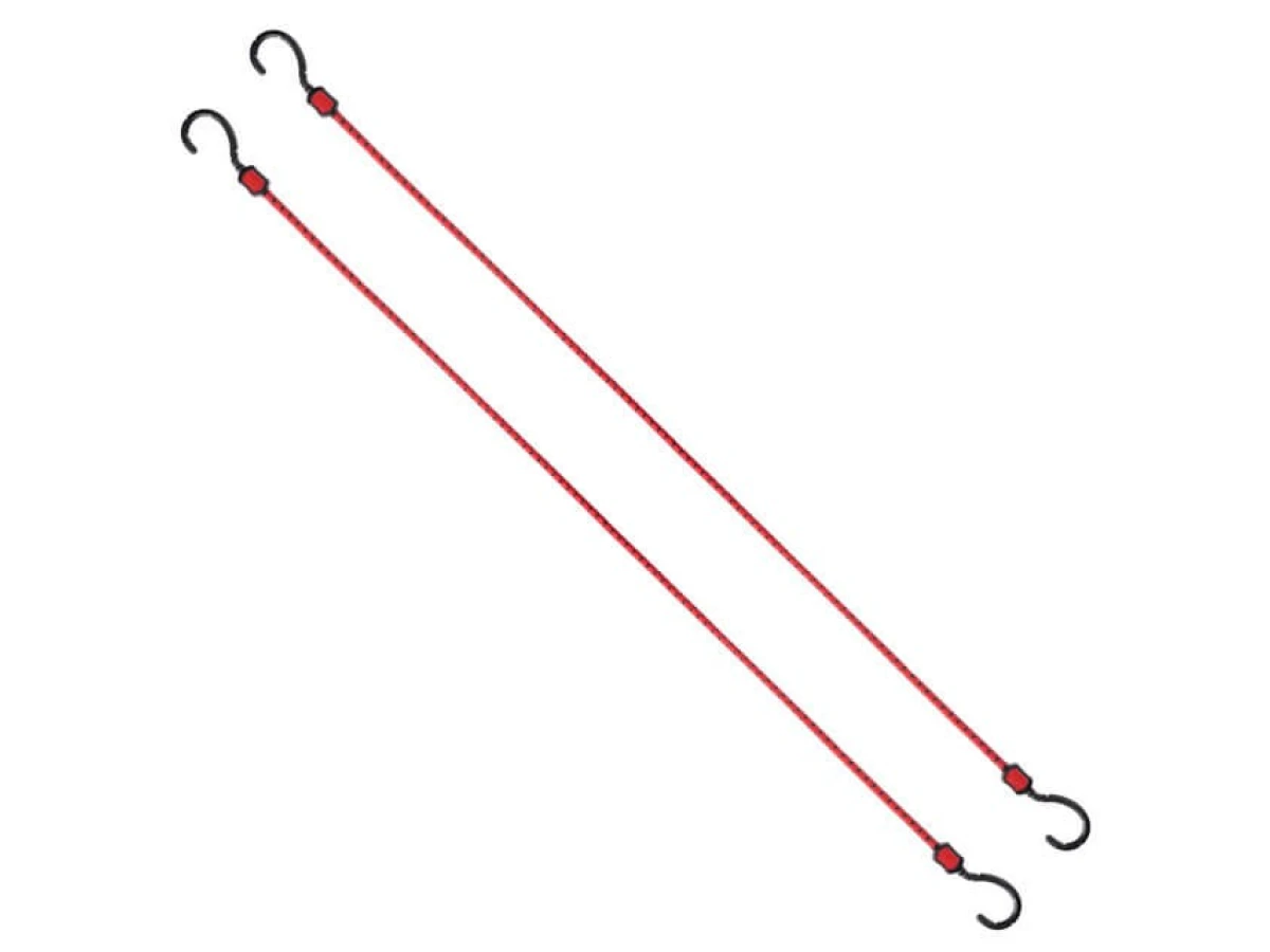 Резинки багажні, прогумовані гаки, 2 шт, 1000 мм INTERTOOL AT-0033 