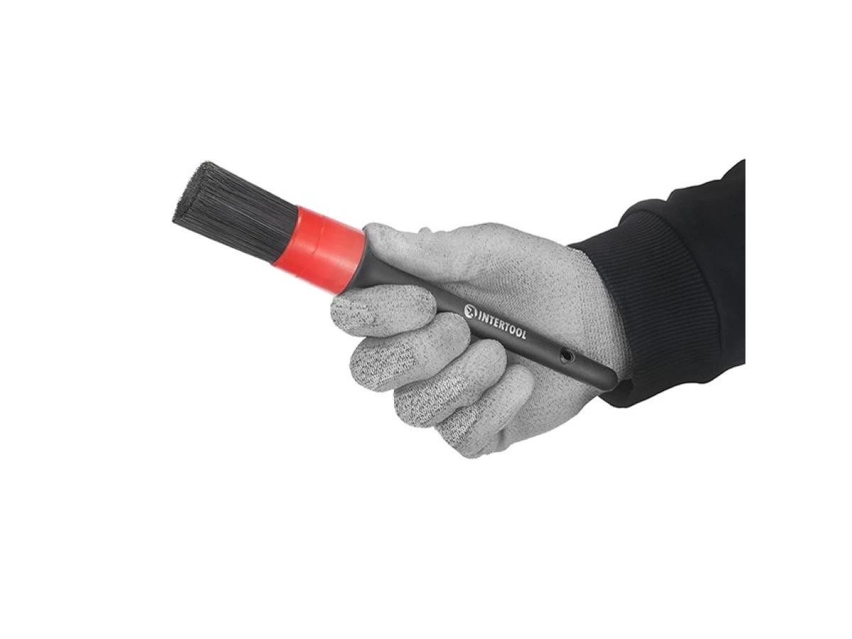 Набір пензлів 5 од. для детейлінгу, хімчистки INTERTOOL AT-0100 