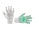 Перчатка хлопчатобумажная трикотажная с резиновым вкраплением с одной стороны (ПВХ зеленая) INTERTOOL SP-0133 