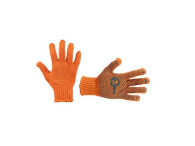 Перчатка хлопчатобумажная с ПВХ вкраплением на ладони INTERTOOL SP-0135