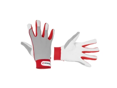 Перчатка комбинированная из высококачественной козьей кожи и ткани 10