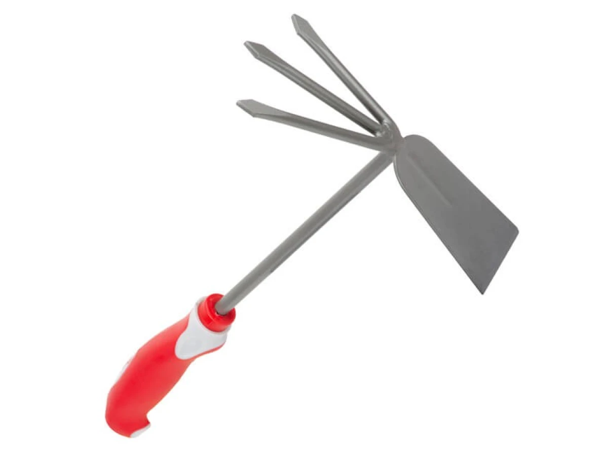 Сапа з мотикою садова 250 мм * 150 мм з комбінованою рукояткою INTERTOOL FT-0033 