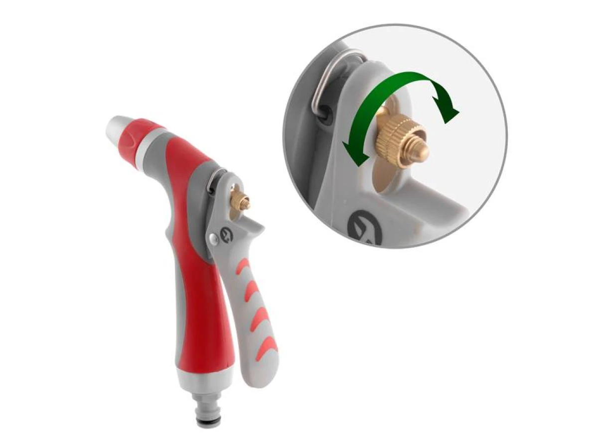 Пистолет-распылитель для полива с плавной регулировкой потока воды. LUXURY INTERTOOL GE-0017 