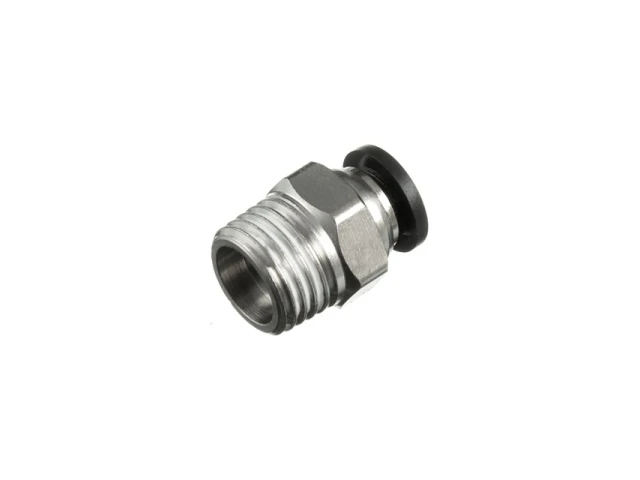 З'єднання цангове для поліуретанових та ін. шлангів 6 мм, 1/4“ зовн. різьба INTERTOOL PT-2301 