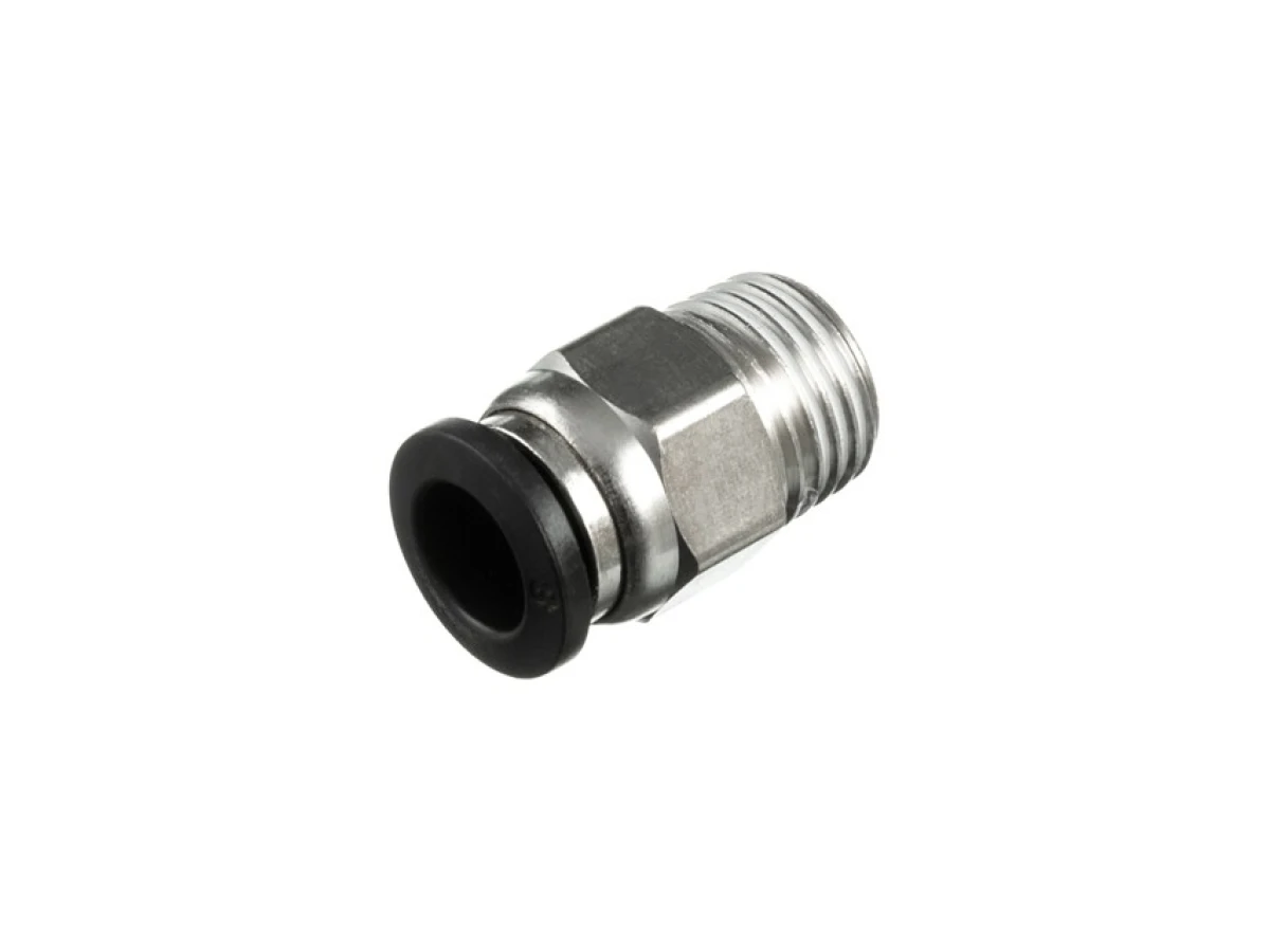 З'єднання цангове для поліуретанових та ін. шлангів 8 мм, 1/4" зовн. різьба INTERTOOL PT-2302 