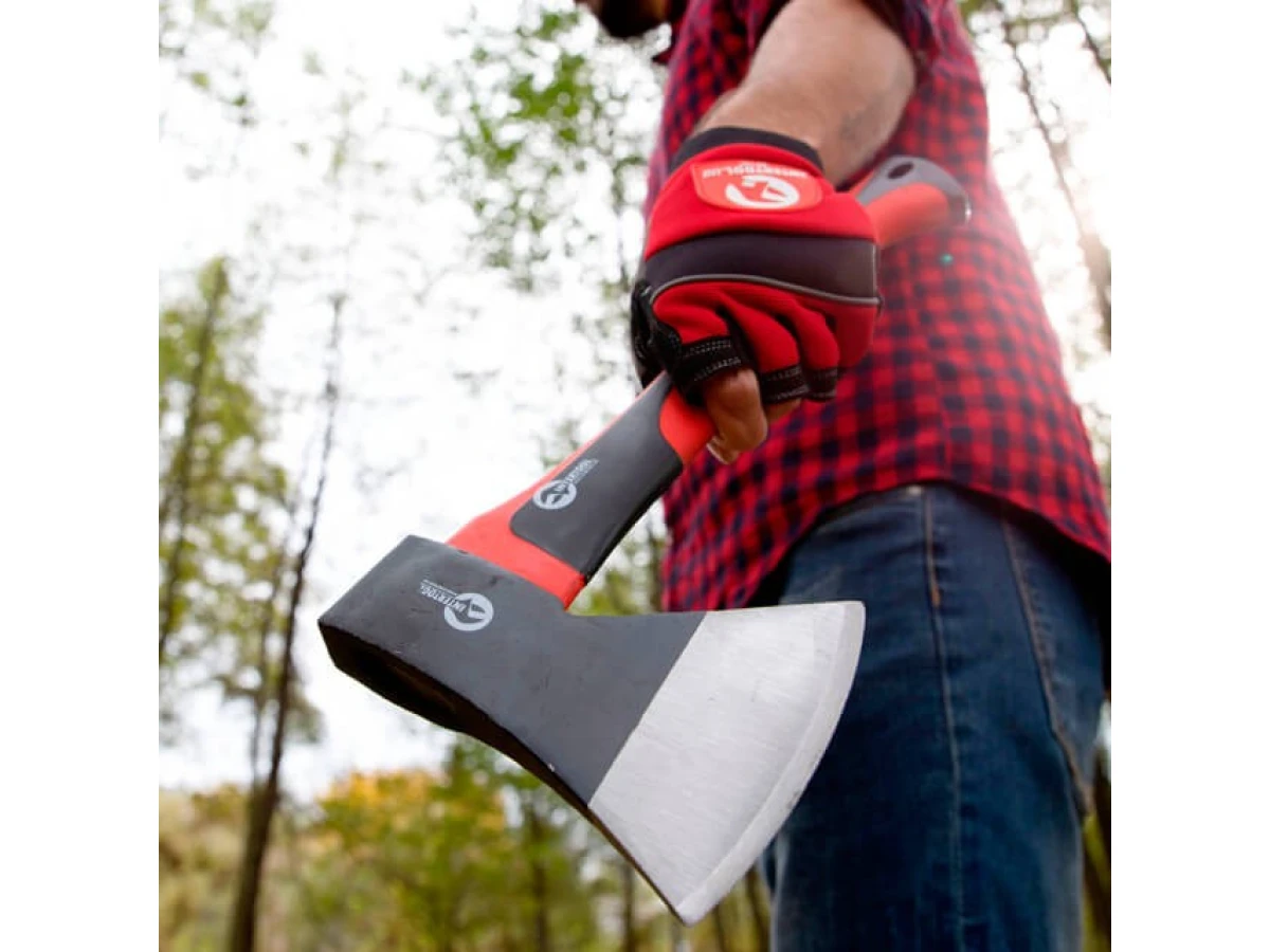 Сокира 800 г, ручка з фібергласу INTERTOOL HT-0262 