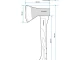 Сокира 800 г, ручка з фібергласу INTERTOOL HT-0262 