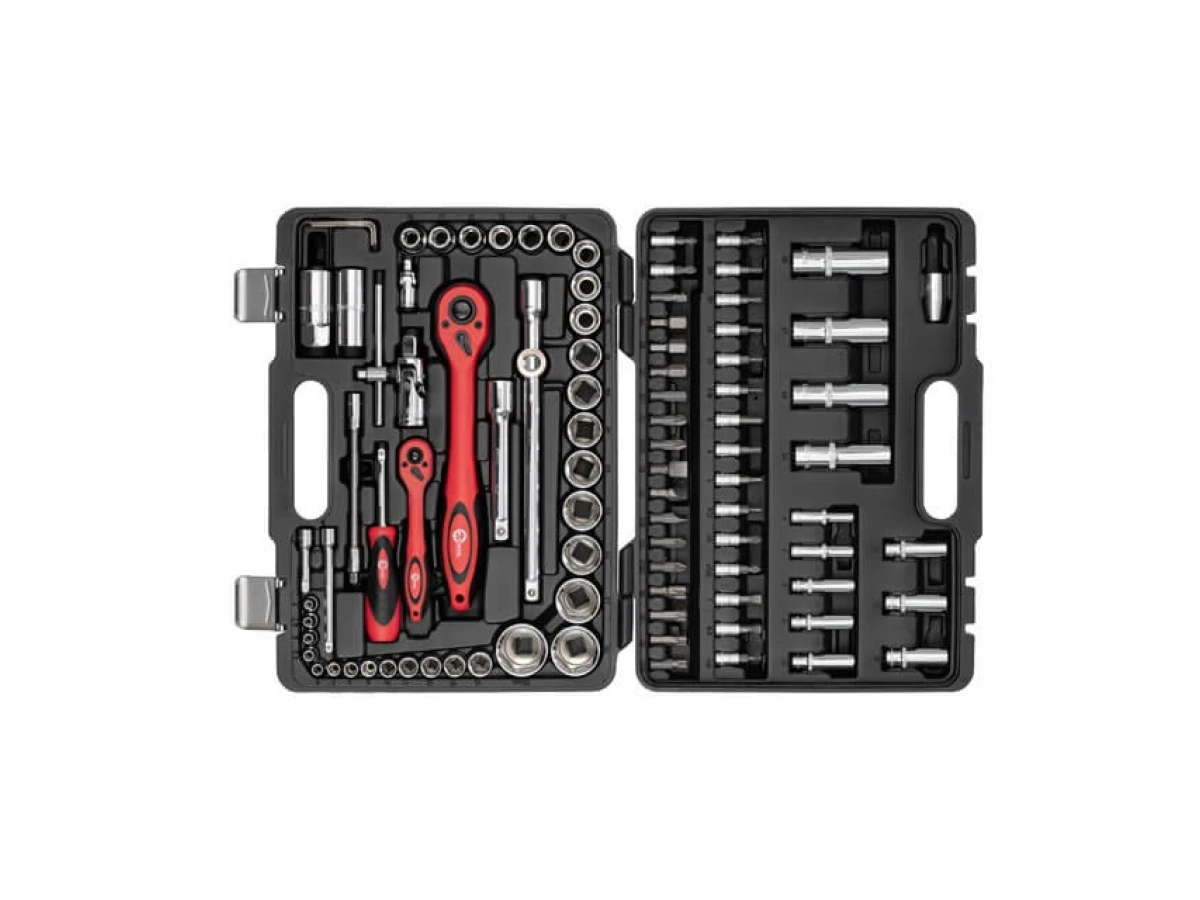 Набір інструментів професійний, 1/2" & 1/4", 94 од. INTERTOOL ET-6094 