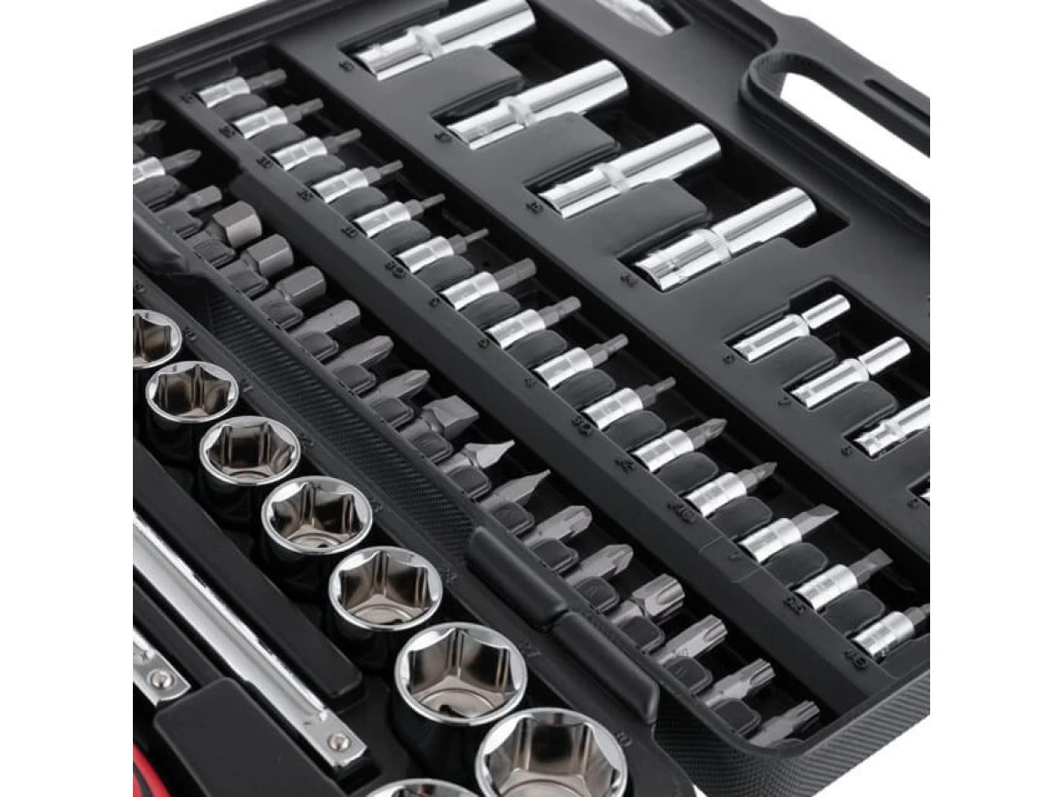 Набір інструментів професійний, 1/2" & 1/4", 94 од. INTERTOOL ET-6094 