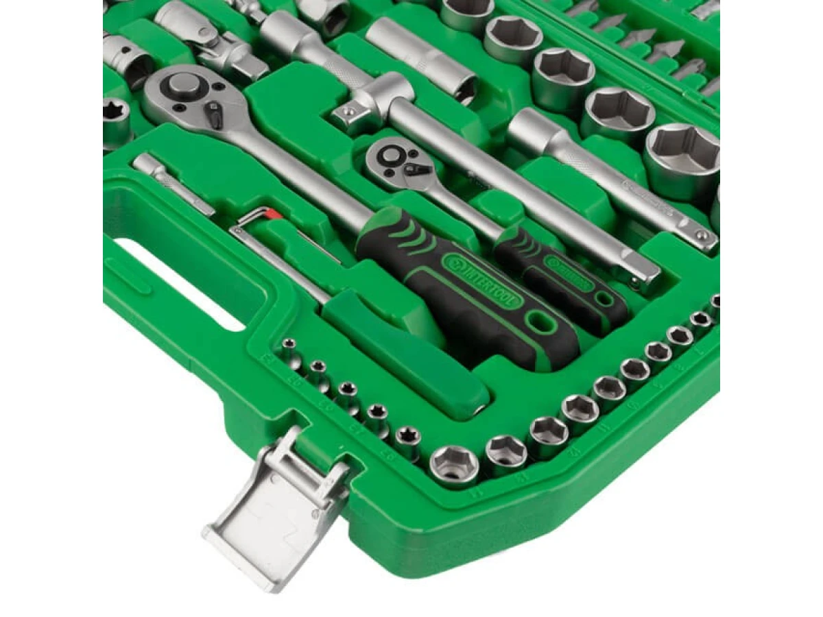 Набір інструментів 1/2" & 1/4" 108 од. INTERTOOL ET-6108SP 