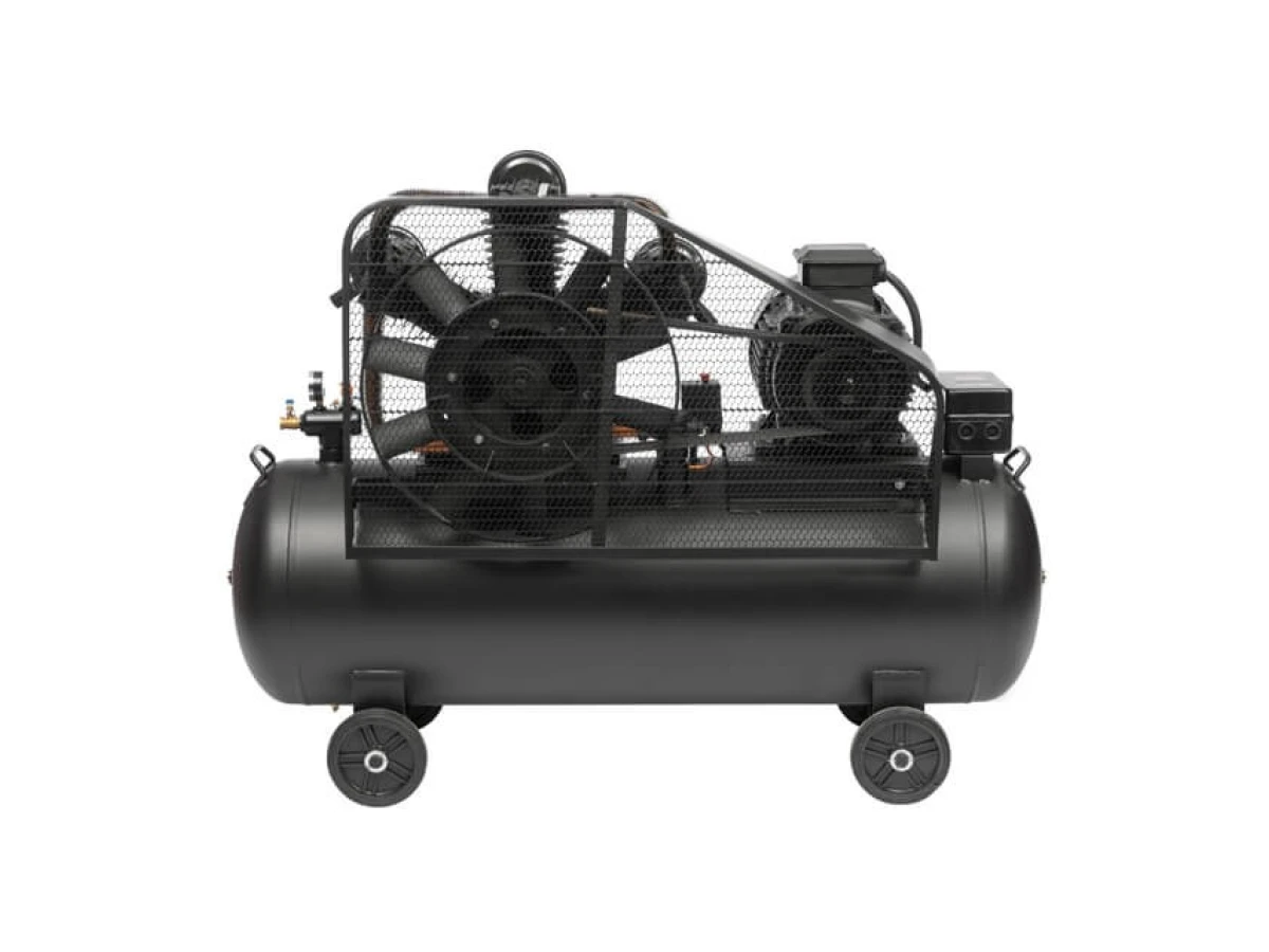 Компресор 300 л, 11 кВт, 380 В, 10 aтм, 1600 л/хв., 3 циліндри INTERTOOL PT-0050 