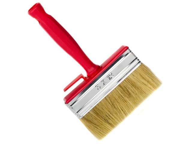 Кисть макловица 120*30 мм, пластиковая ручка INTERTOOL KT-1818 