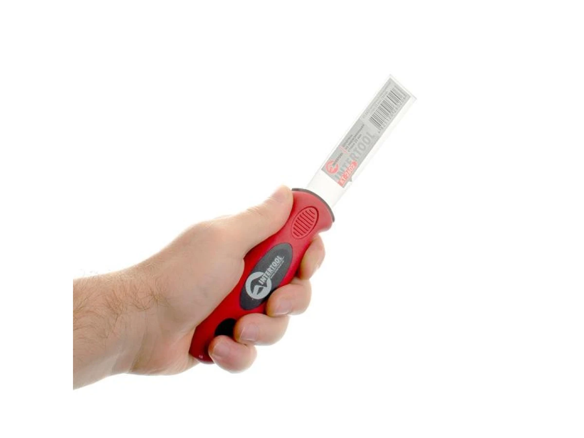 Шпатель из нержавеющей стали 25 мм, проф INTERTOOL KT-2602 