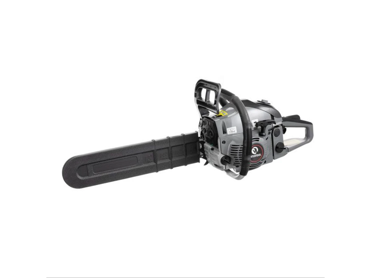 Бензопила ланцюгова 2.4 кВт., 52 см3, шина 45 см/18", шаг 0,325", мін/макс. 3200/11000 об/хв INTERTOOL DT-2208 