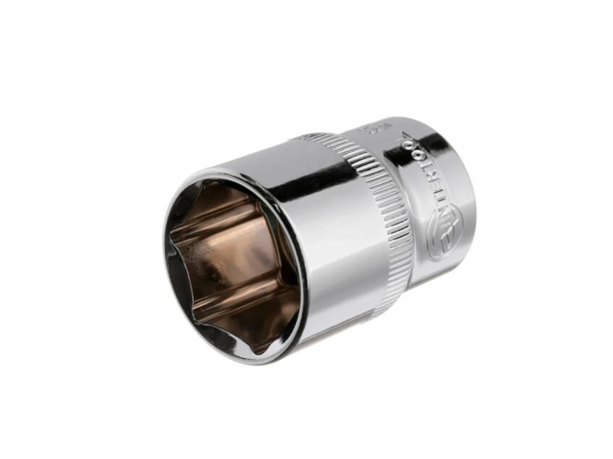 Головка шестигранна 1/2" 21*38 мм CrV INTERTOOL ET-0021 