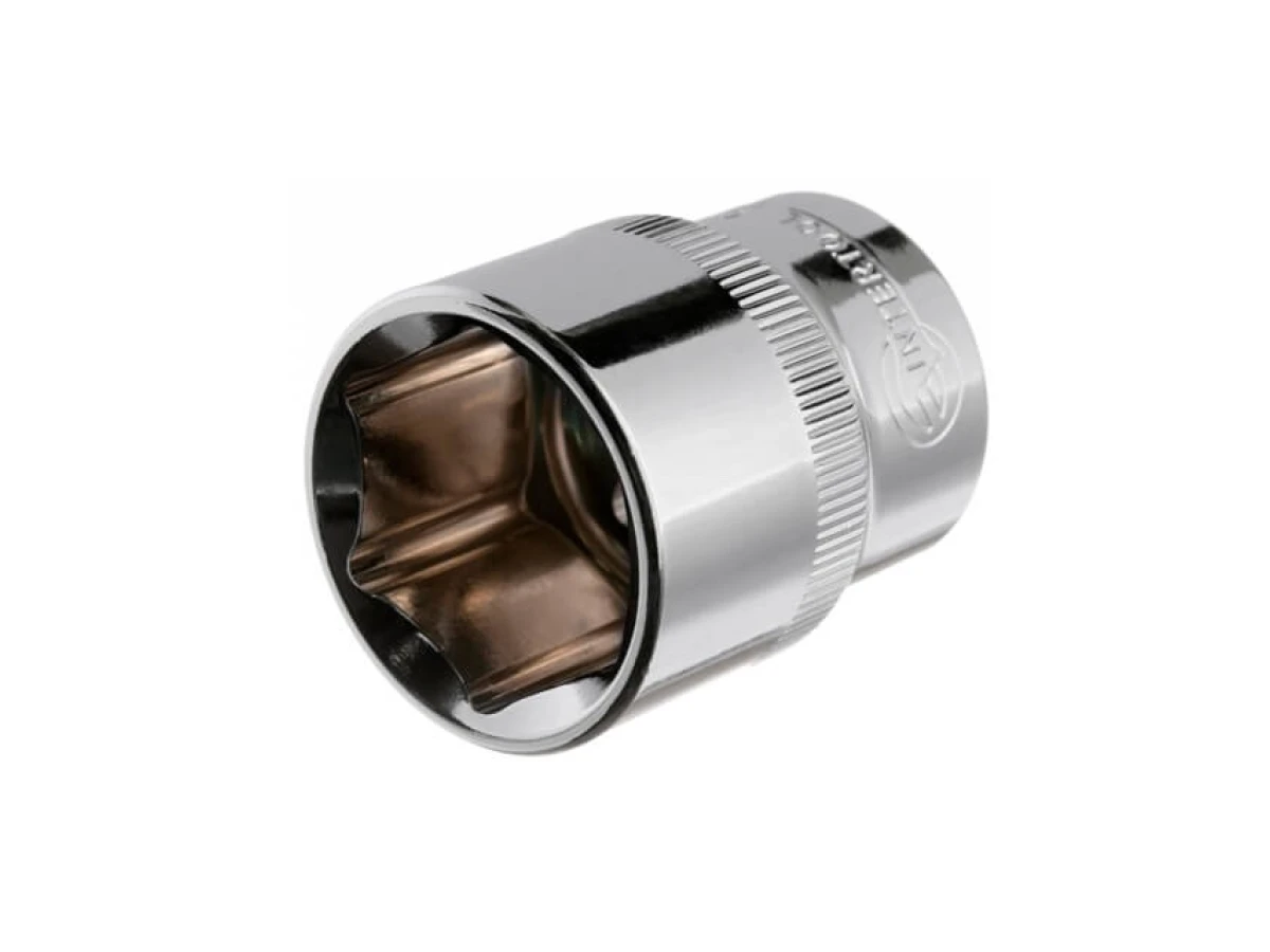 Головка шестигранна 1/2 ", 23мм, Cr-V INTERTOOL ET-0023 