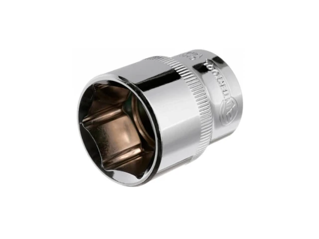 Головка шестигранна 1/2" 24*38 мм CrV INTERTOOL ET-0024 