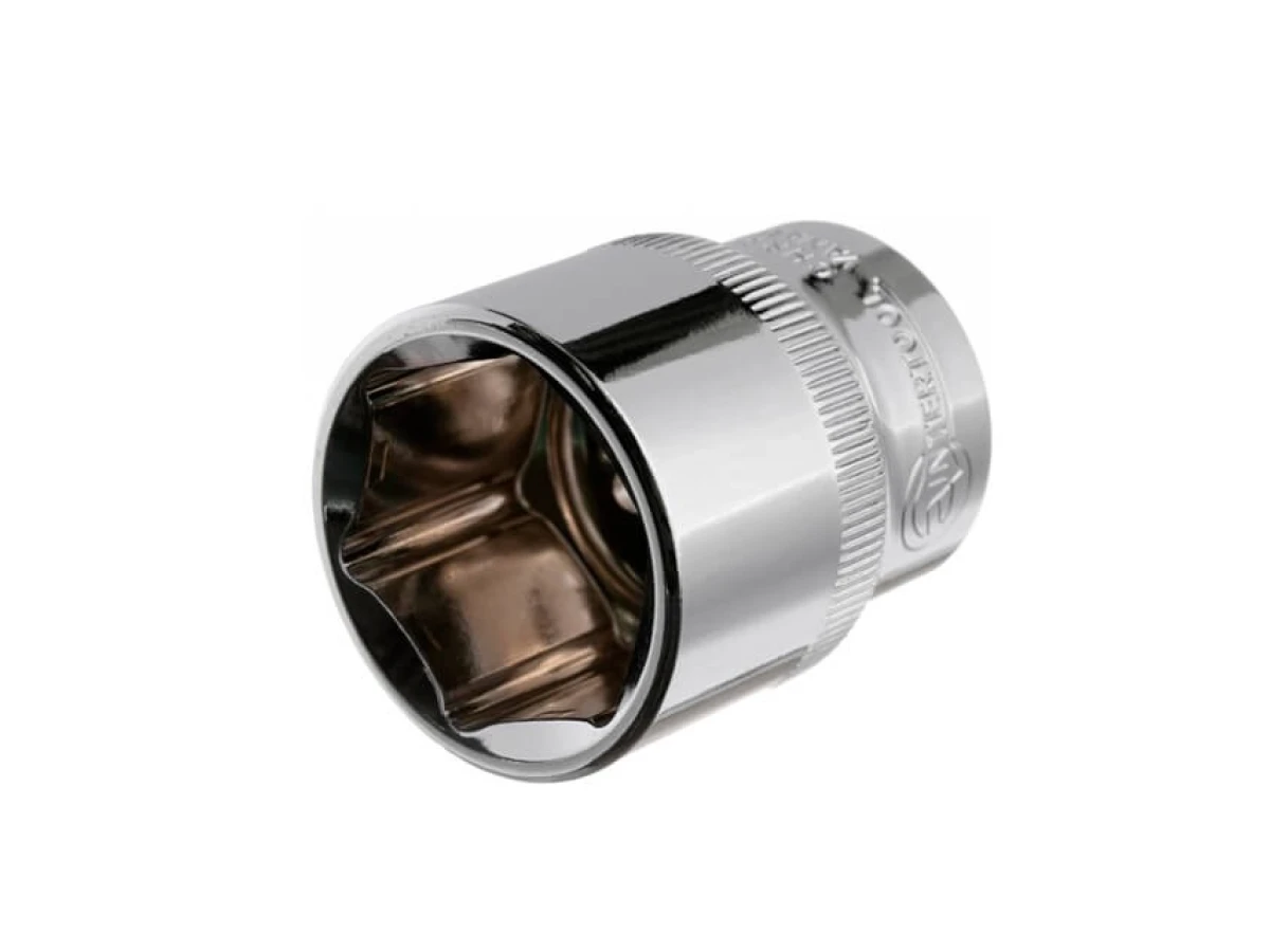 Головка шестигранна 1/2", 25*38 мм, Cr-V INTERTOOL ET-0025 