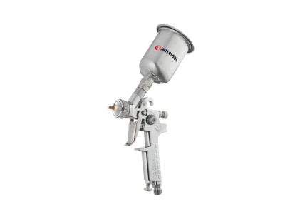 Фарбопульт пневматичний HP MINI, форсунка 0.5 мм, верхній металевий бачок 125 мл, 5 бар INTERTOOL PT-0306