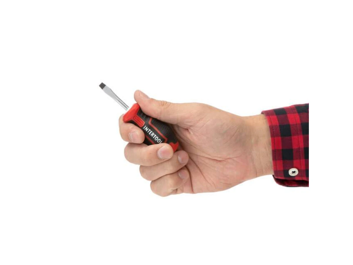 Отвертка шлицевая SL5.0*38 мм, S2, STORM INTERTOOL VT-3405 