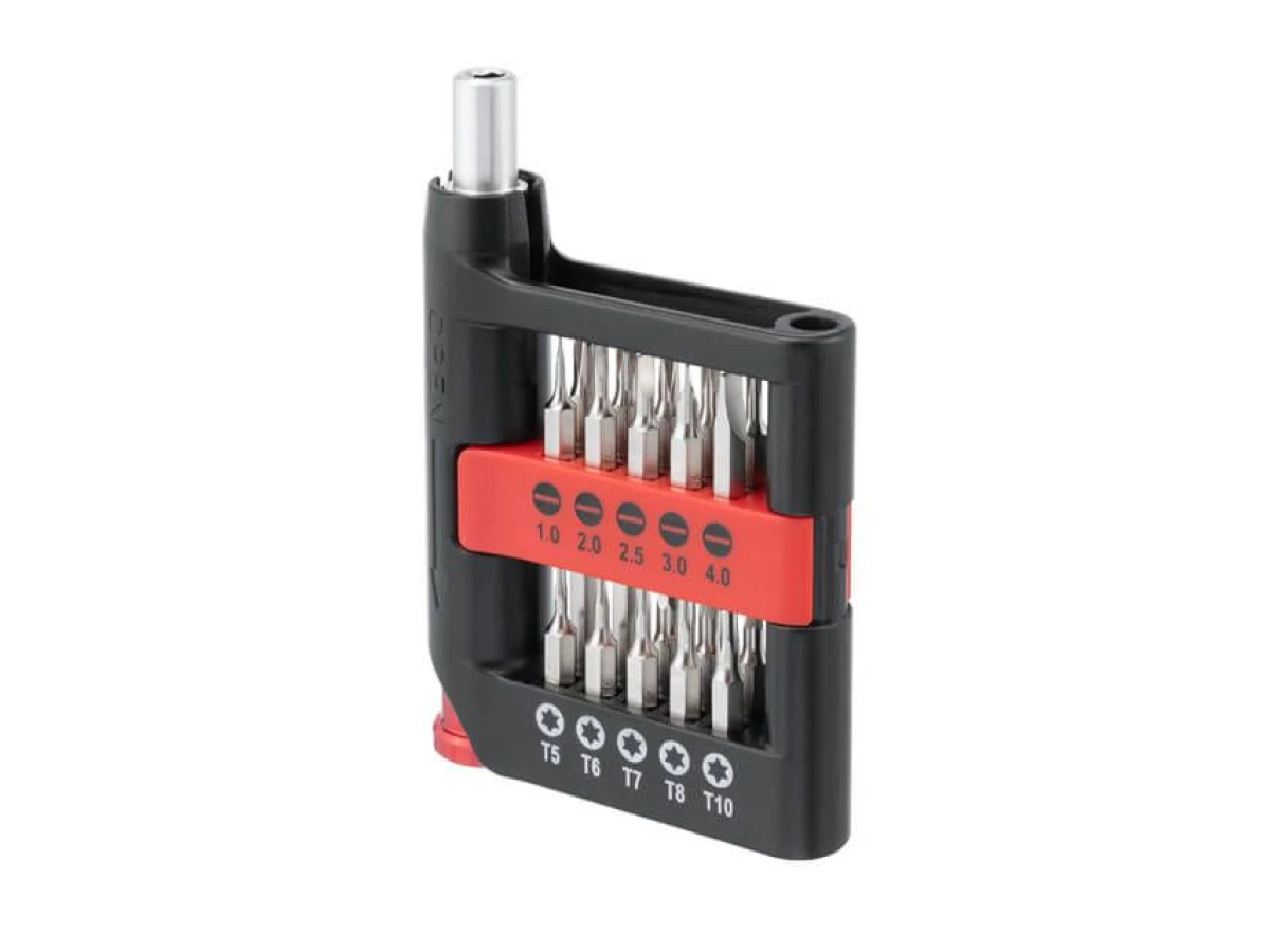 Викрутка прецизійна з комплектом насадок 21 од. INTERTOOL VT-3339 